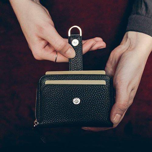 Versatile genuine leather wallet