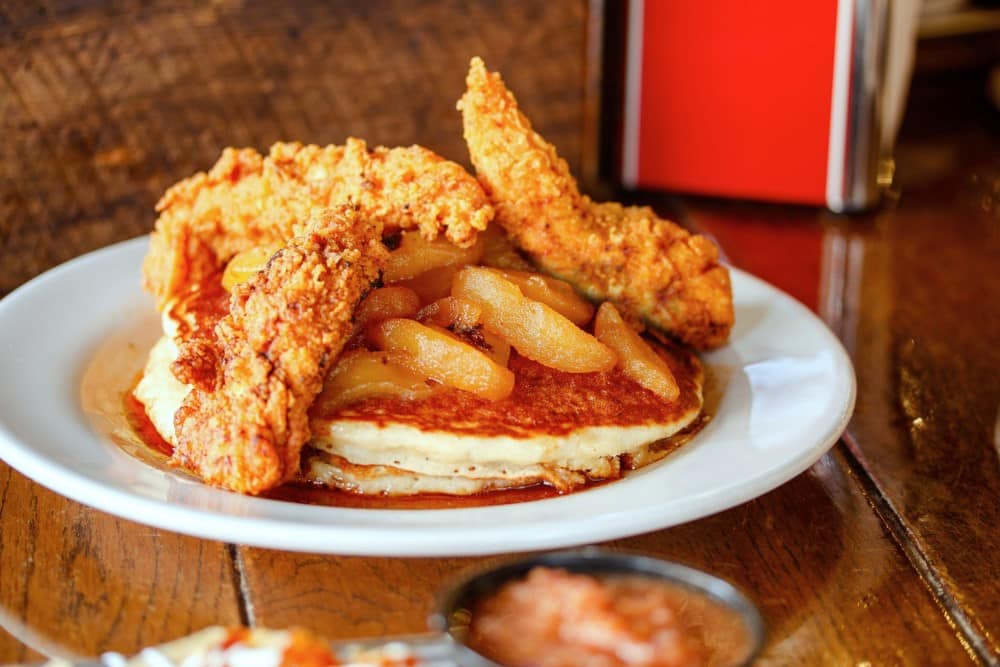 Fried Chicken & Apple Jacks