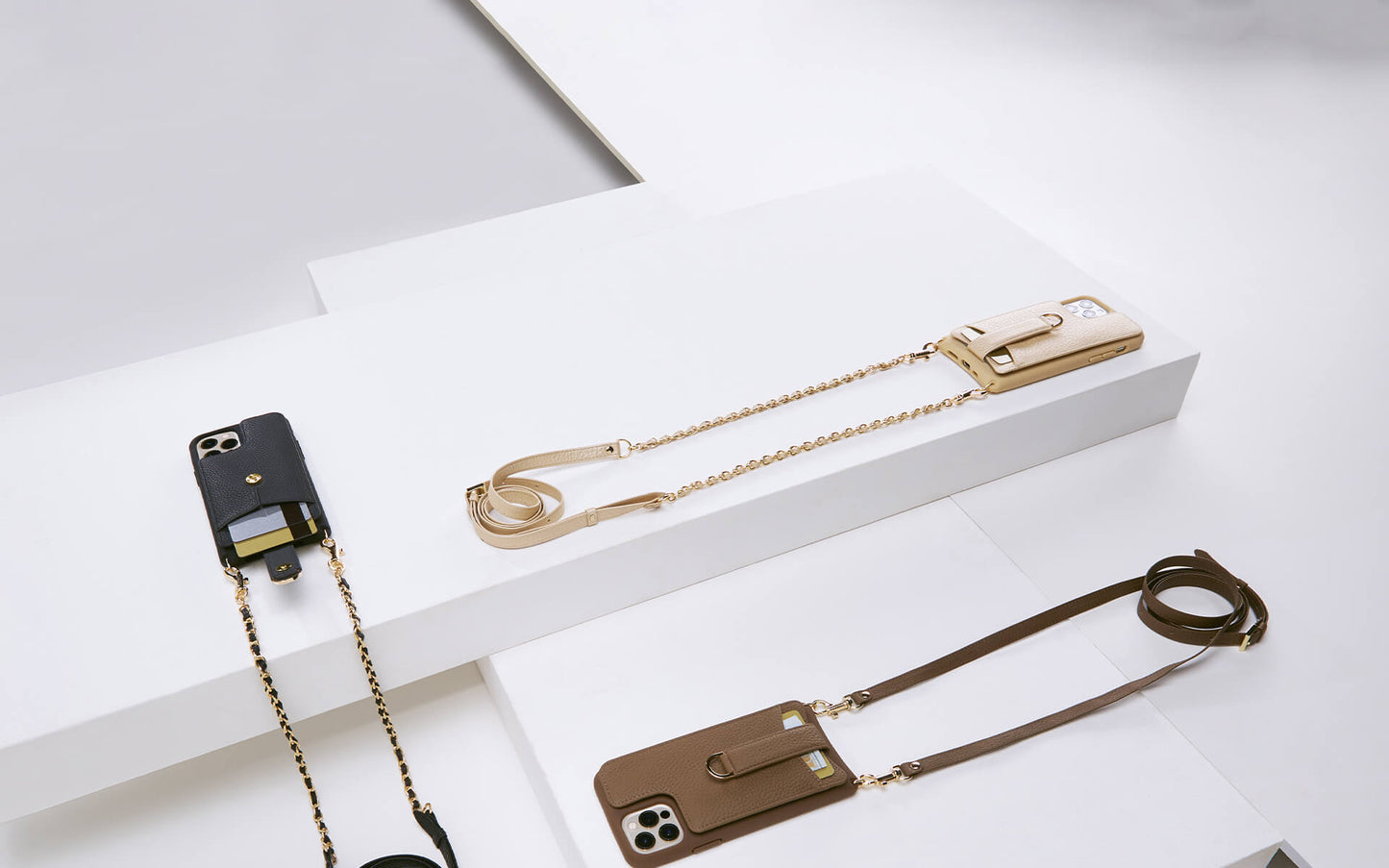 Luxury leather iPhone 13 strap