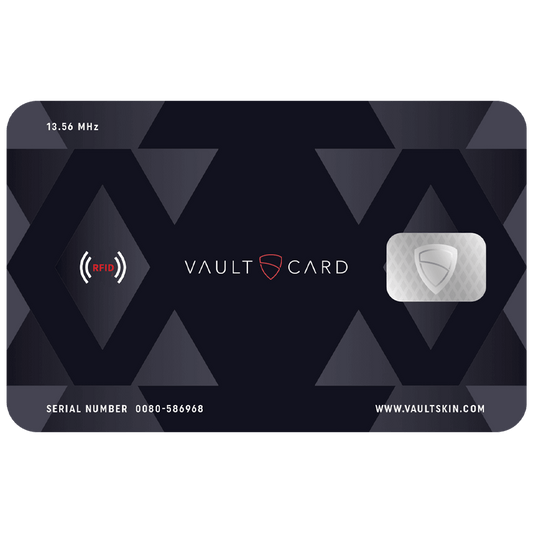VAULTCARD RFID blocking and jamming credit card id protection wallet, card holder